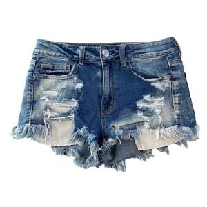 American‎ Eagle High-Rise Shortie Jean Short Size 6